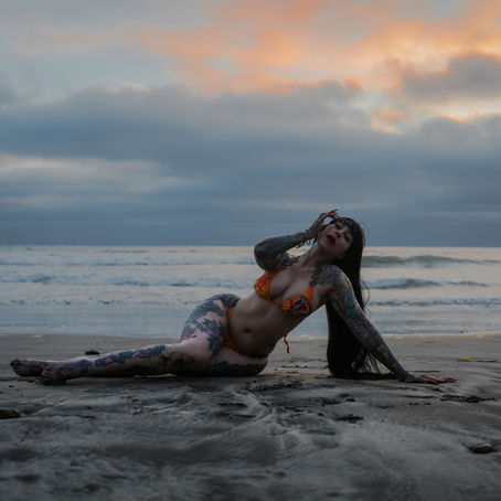 Porcelain Midnight Beach Session