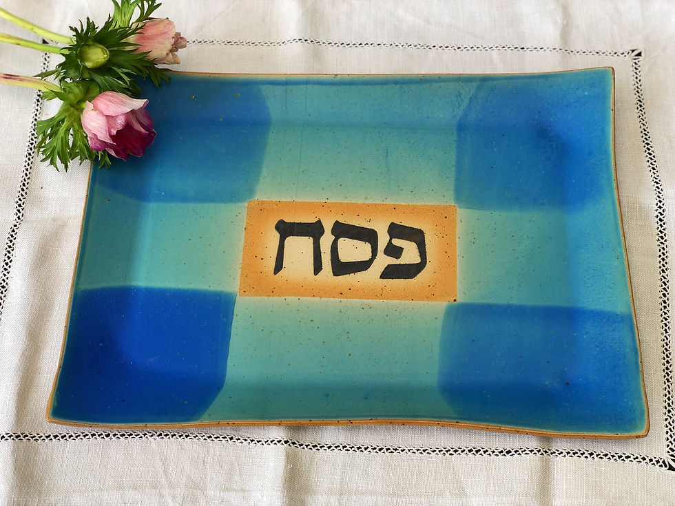 תמונה ממוזערת: סט פסח ומצה טורקיז