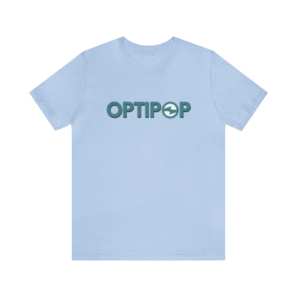 OptiPOP Sky Blue Jersey Short Sleeve Tee