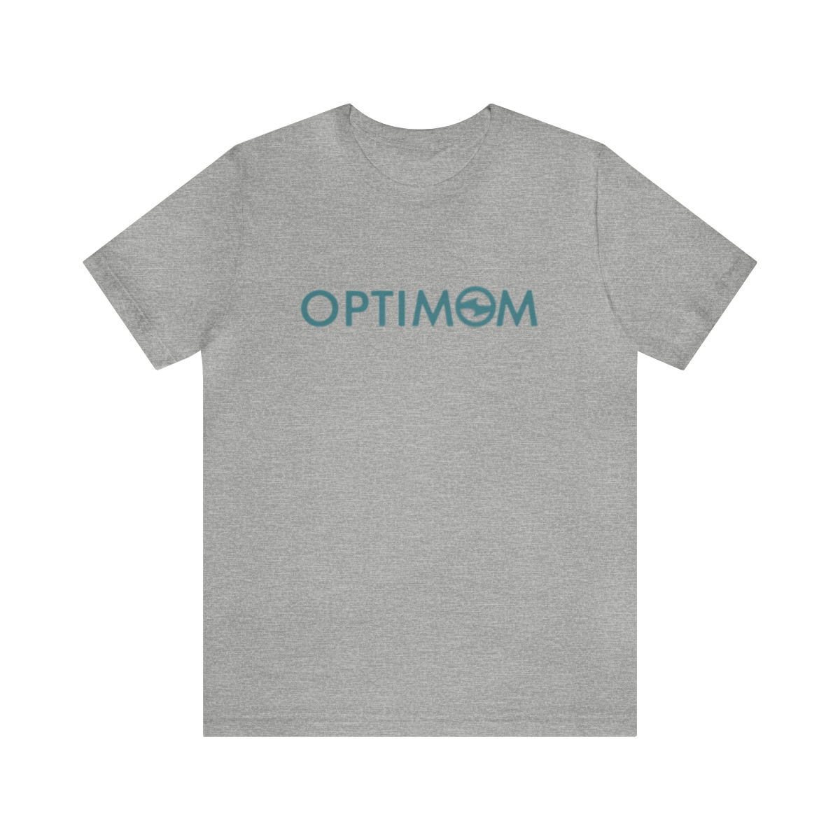 OptiMOM Heather Grey Jersey Short Sleeve Tee
