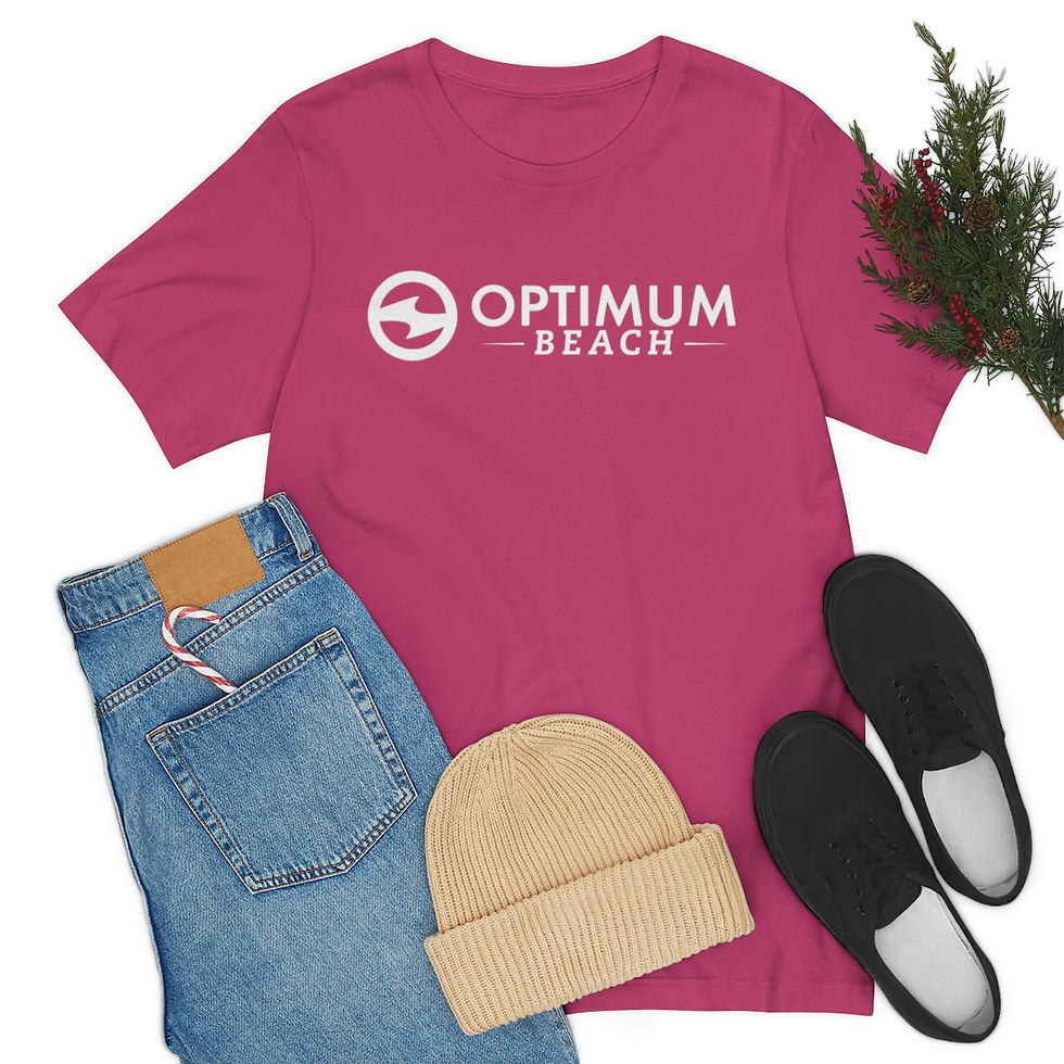 Thumbnail: Adult Unisex Hot Pink Short Sleeve Tee