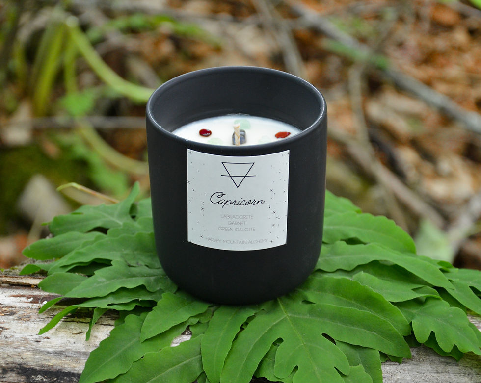 Thumbnail: Capricorn Crystal Candle