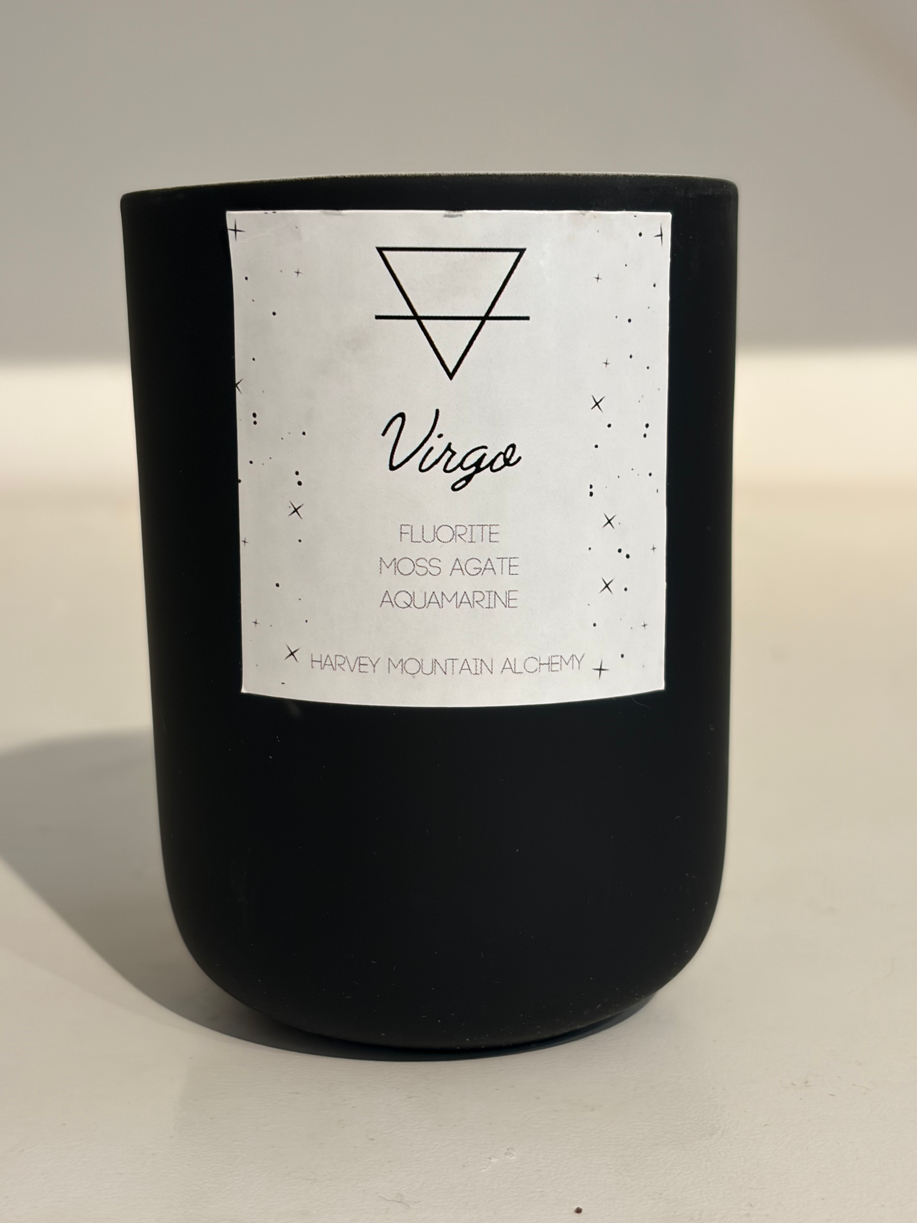 Virgo Crystal Candle