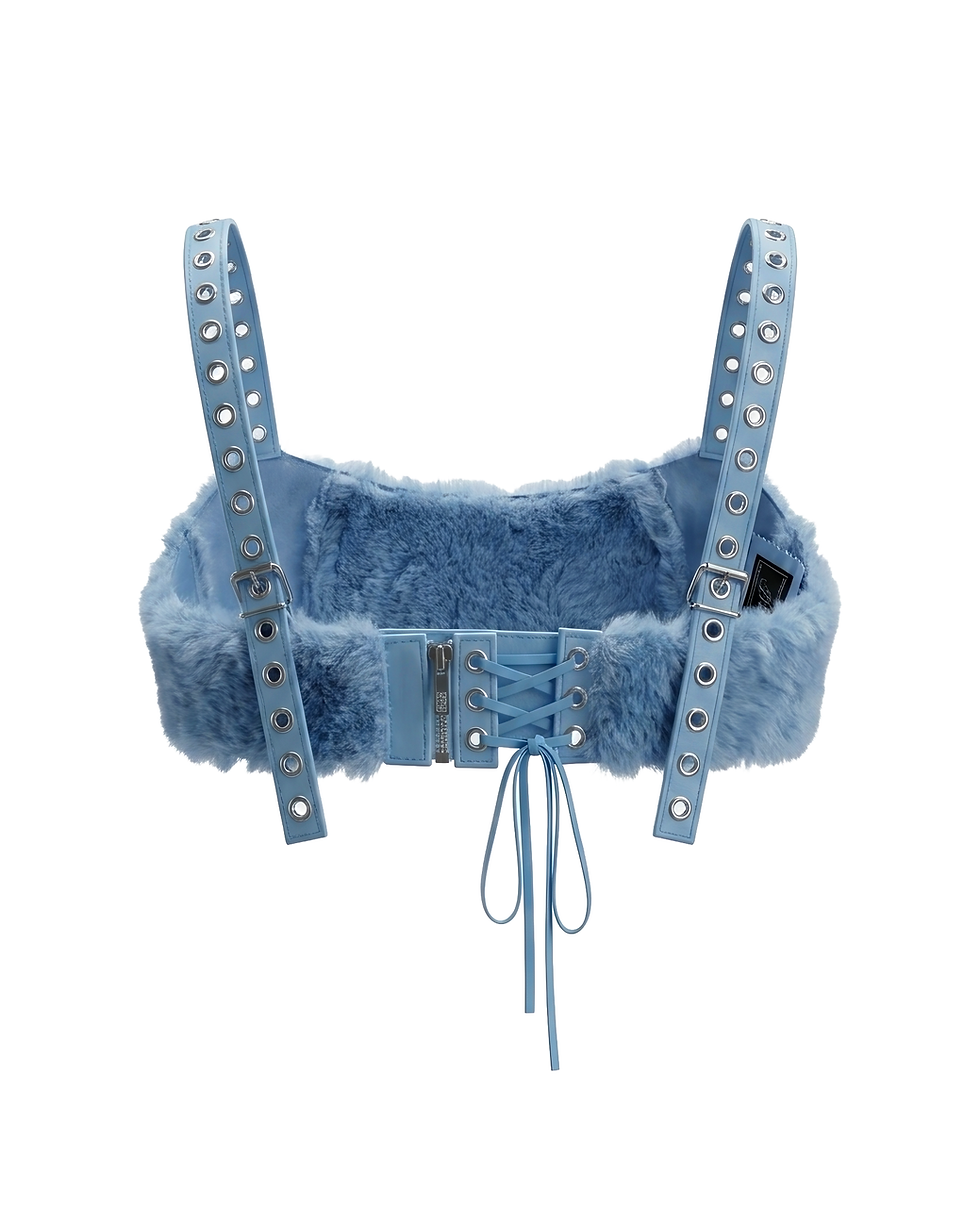 Miniatura: BLUE MINI MOUTON TOP
