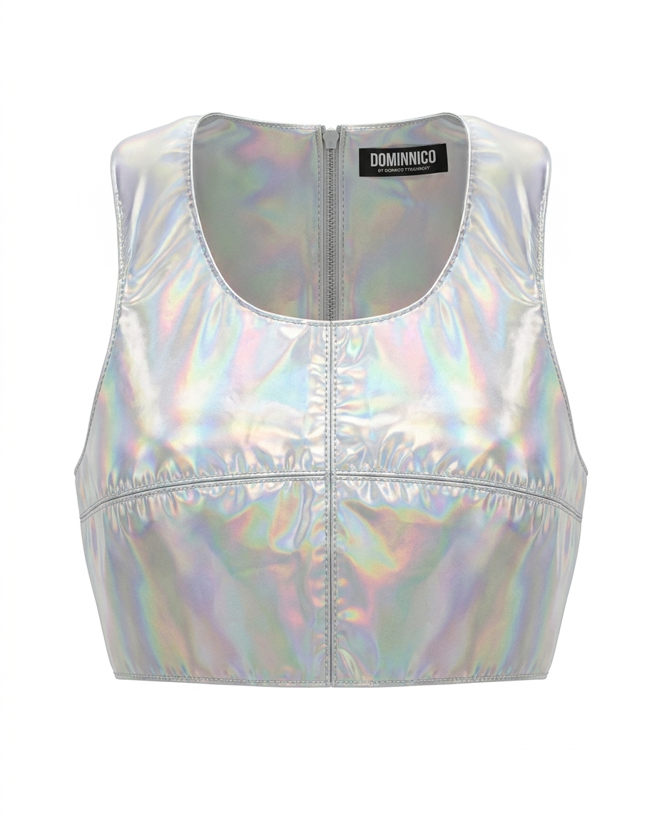 IRIDESCENT CROP TOP