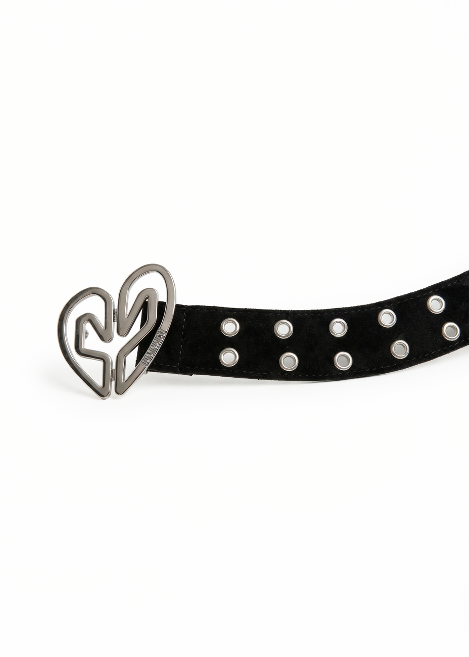 Miniatura: DOMINNICO BLACK SUEDE BELT