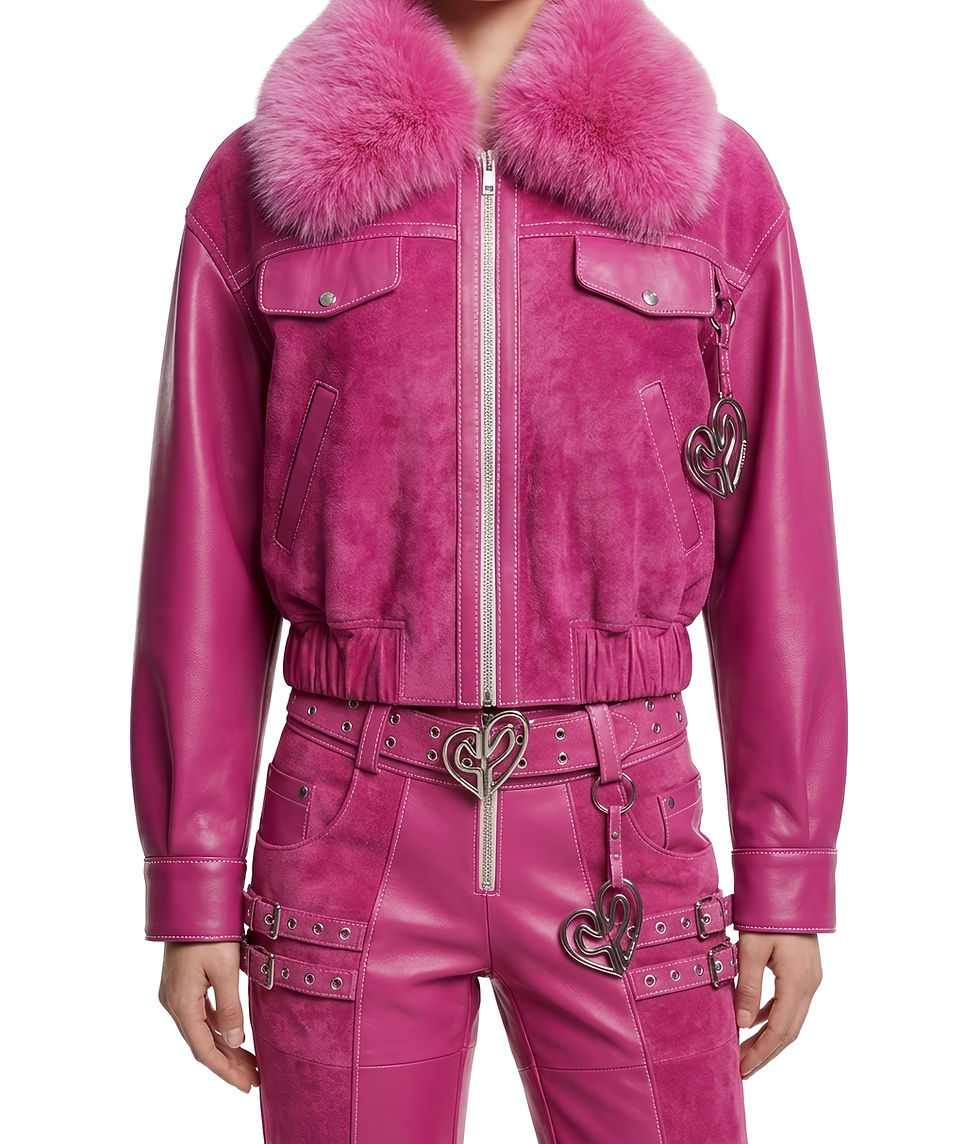 Miniatura: FUCHSIA BOMBER JACKET