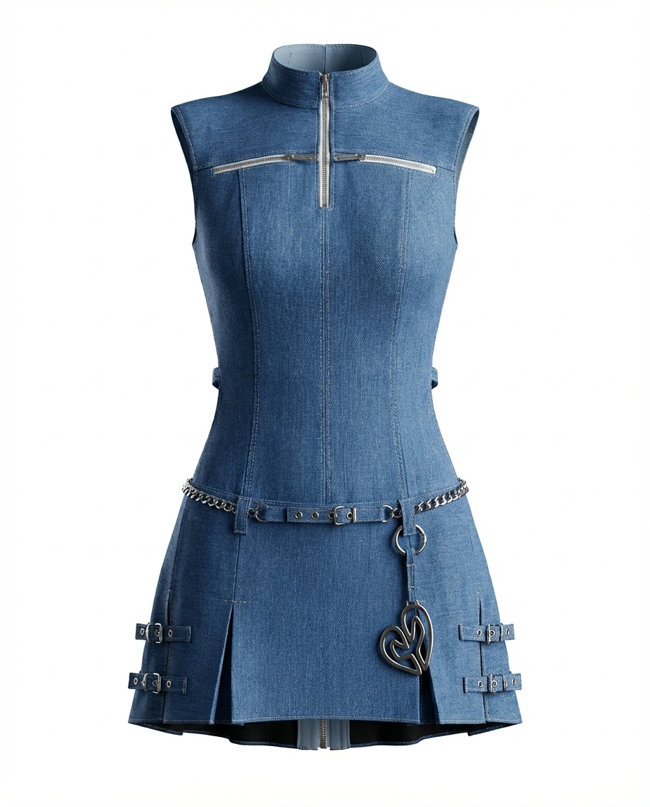 DENIM DRESS