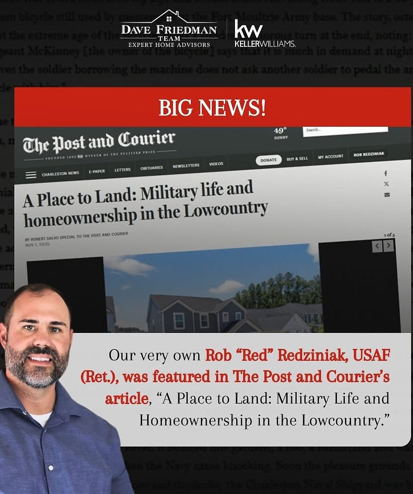 Bob Redzinak featured in Charleston Real Estate article.