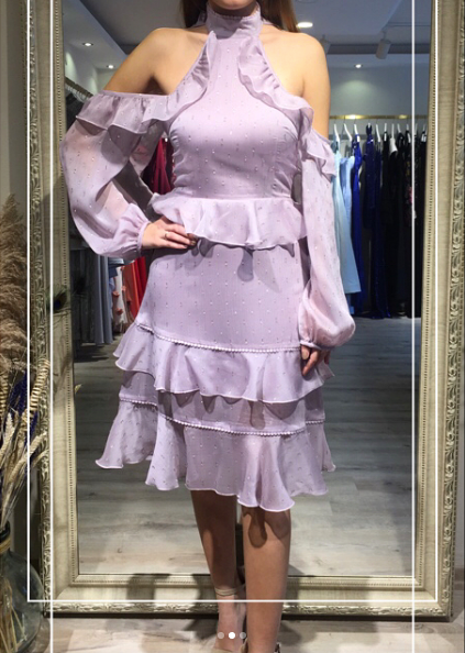 D4E21 Tasarım Kokteyl Elbise