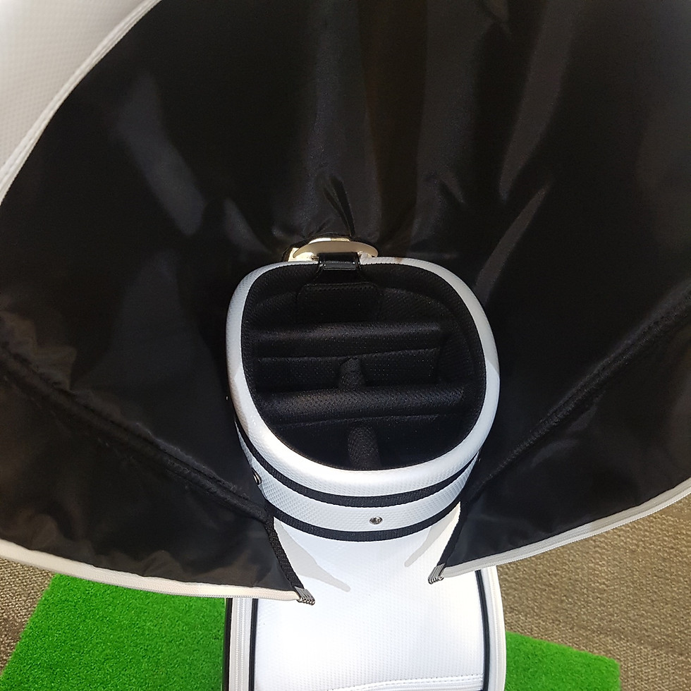 Thumbnail: Honma blue & white cart bag