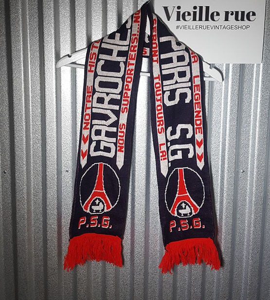 ANCIEN Lot Écharpe DRAPEAU SUPPORTER DE PSG Paris Football ANCIEN Lot Écharpe DRAPEAU SUPPORTER DE PSG Paris Football