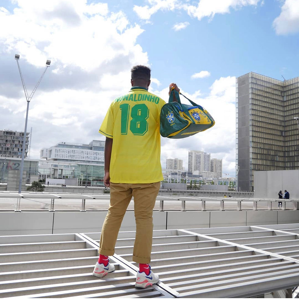 Thumbnail: Brazil Umbro Jersey "RONALDIHNO No.18" aka Ronaldo 1994-97 / XL