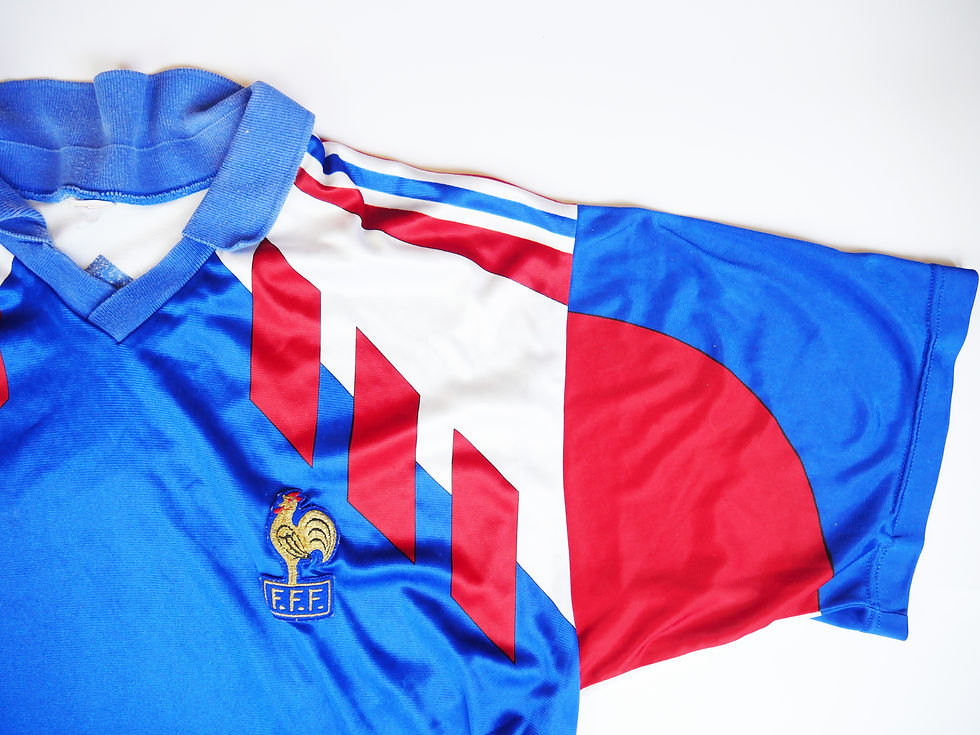 Thumbnail: Equipe de France Adidas Jersey 1991 / Size M/L