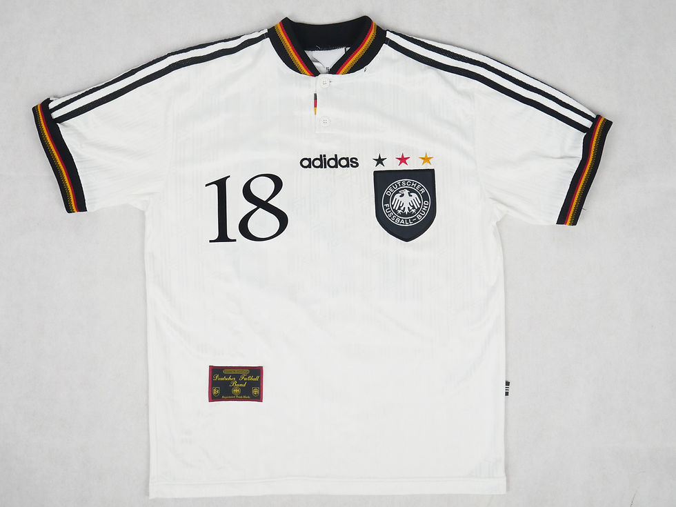 Thumbnail: Germany Adidas Shirt Klinsmann 1996 / Size L