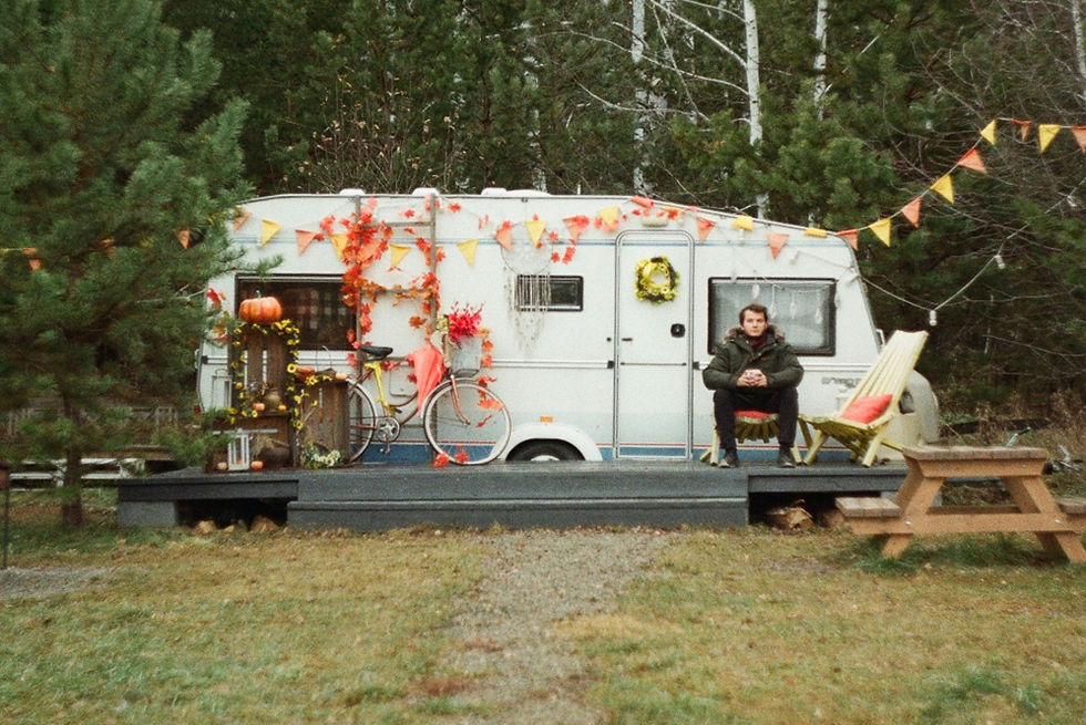 Camping im Herbst