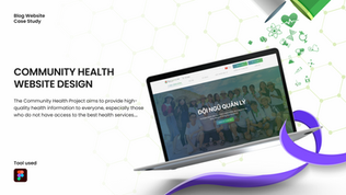 COMMUNITY HEALTH WEBSITE DESIGN