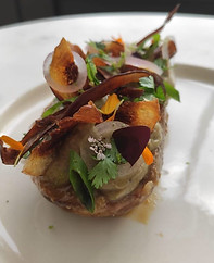 plat végétarien restaurant semur en auxois