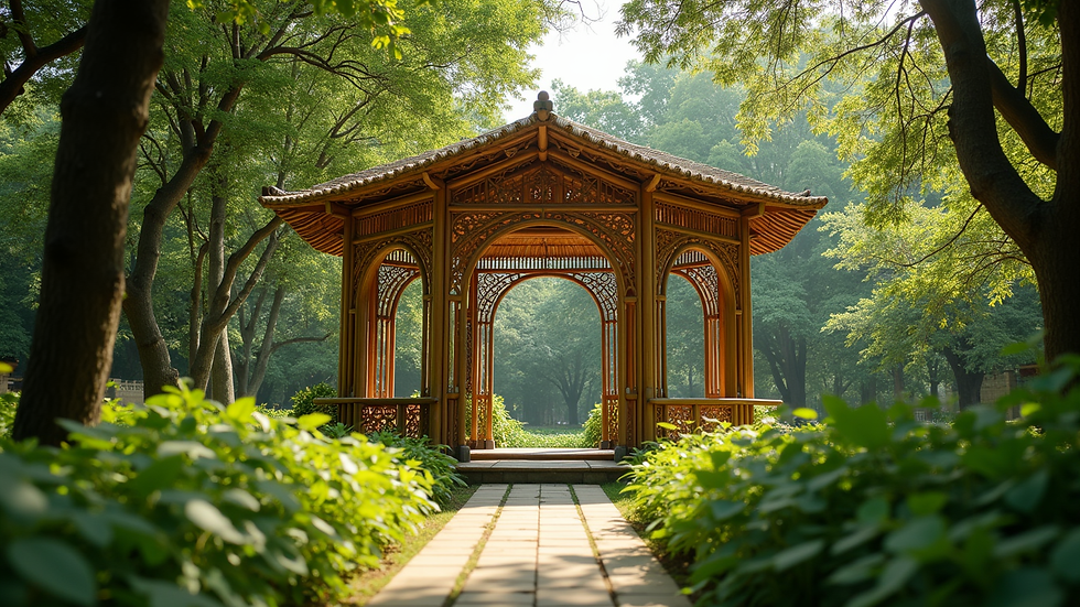 Discover the Benefits of Bamboo Gazebo Options in Delhi