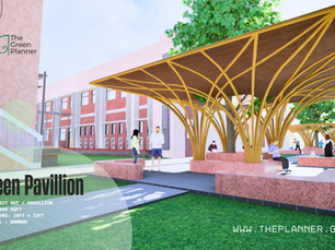 Green Gazebo : Bamboo Gazebo