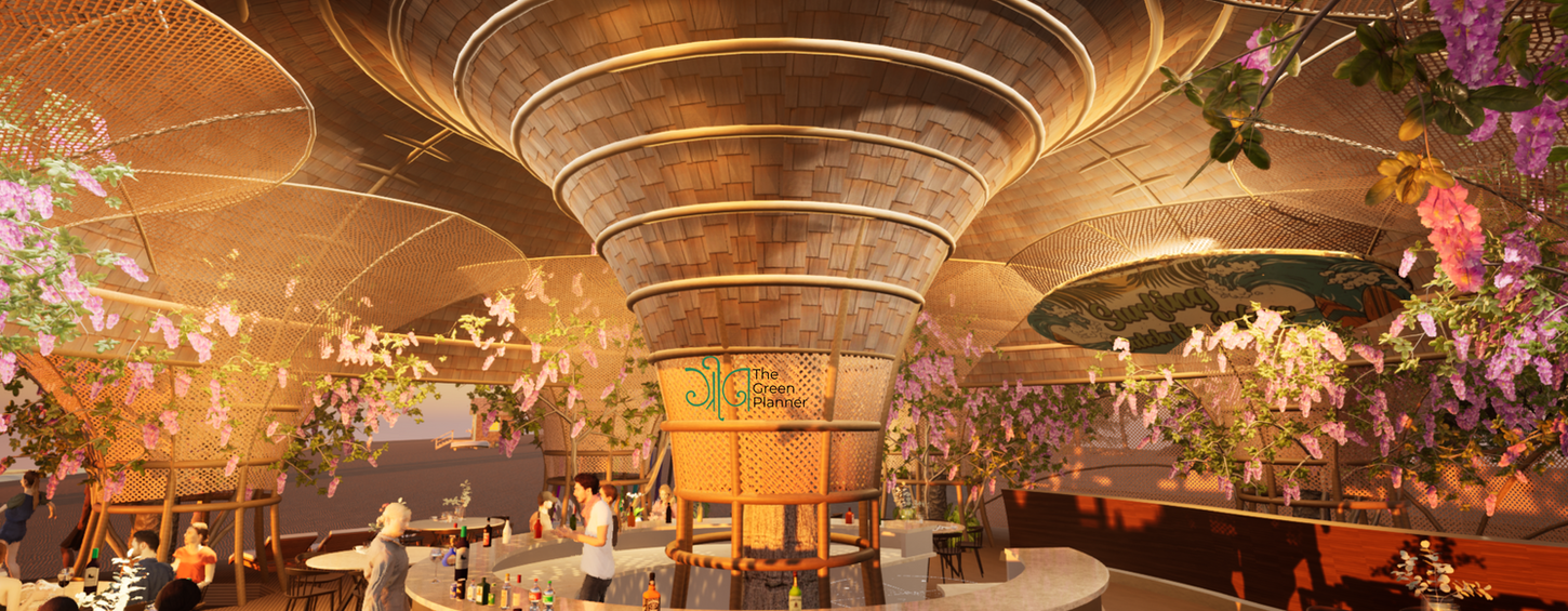 Reimagining Beach Vibe with this spectacular Bamboo Dome.