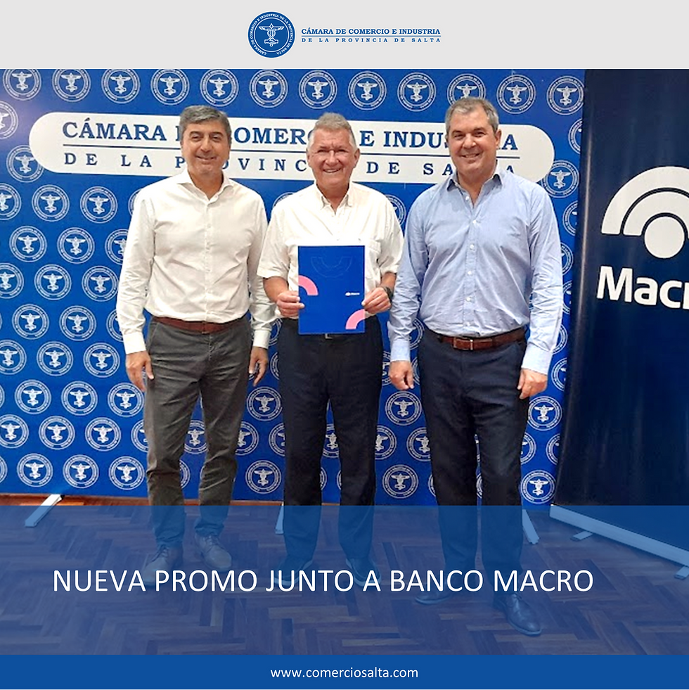 NUEVA PROMO JUNTO A BANCO MACRO