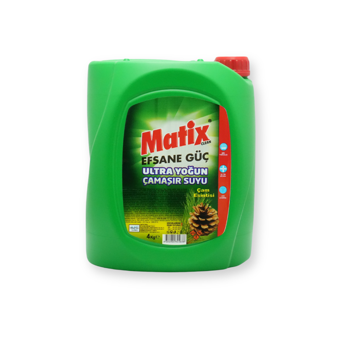 Matix Efsane Güç Ultra Çamaşır Suyu 4 LT