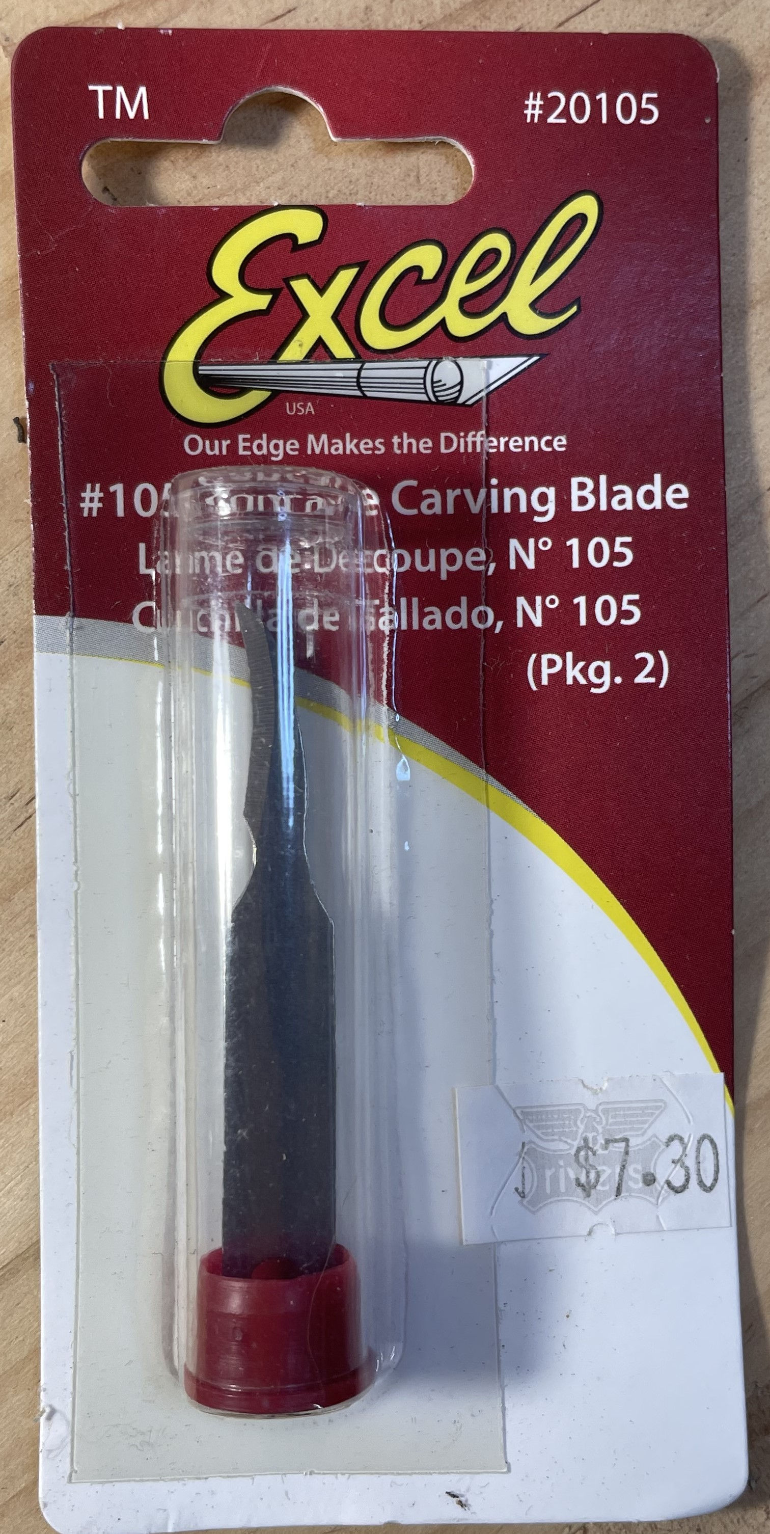 Excel Blades #105 - Concave Carving Blade