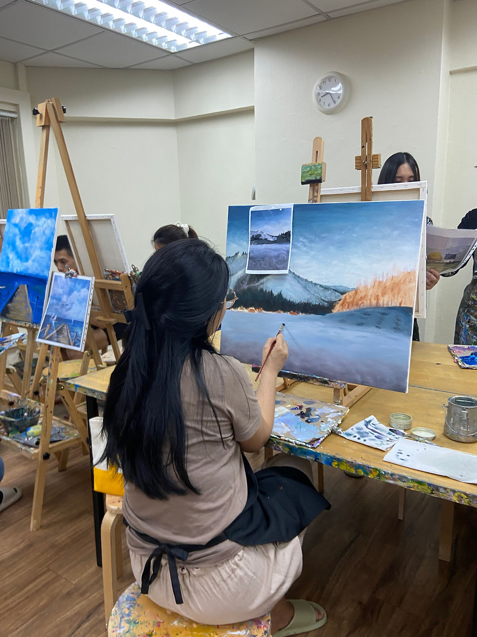縮圖：Beginner Oil Painting Workshop (3 Sessions)