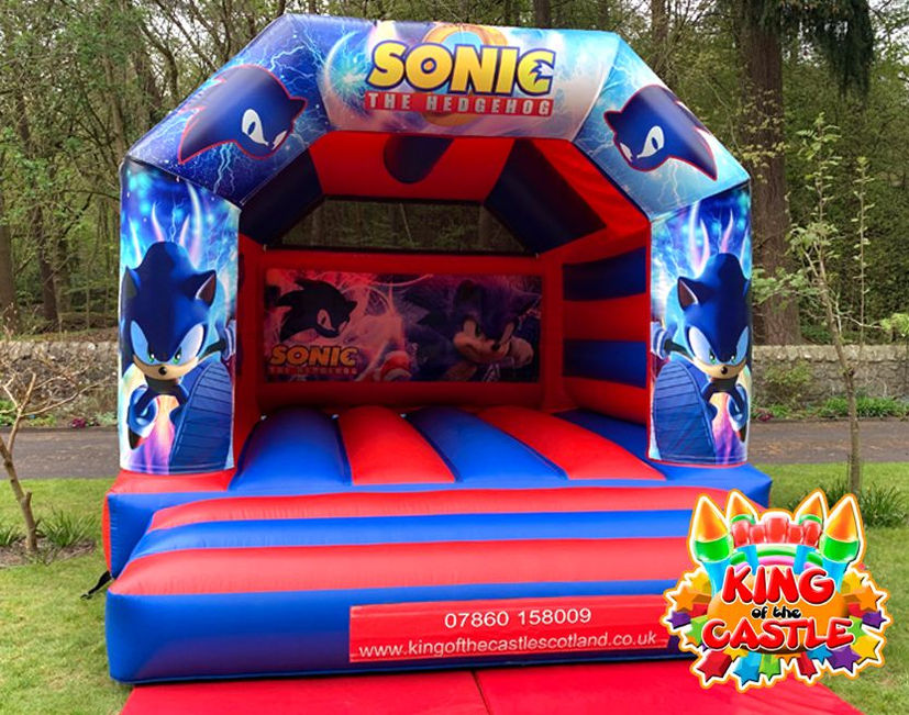 Sonic Bouncy Castle Hire in Dunfermline, Glenrothes and Kirkcaldy plus Tullibody, Larbert and Alloa