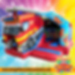 3D Fire Engine Bouncy Castle