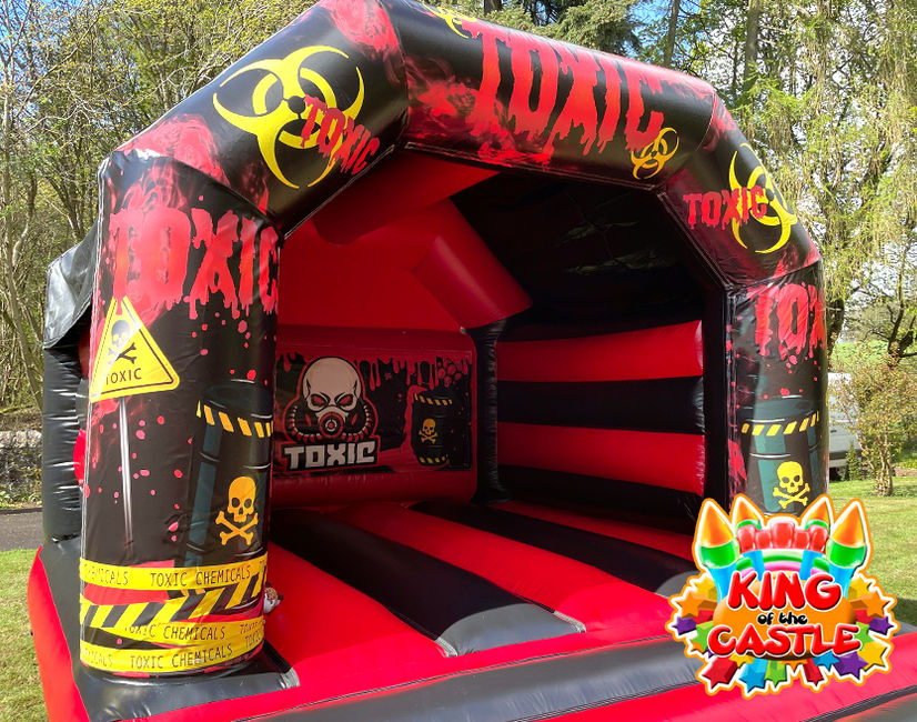 Toxic Bouncy Castle Hire in Dunfermline, Glenrothes and Kirkcaldy plus Tullibody, Larbert and Alloa