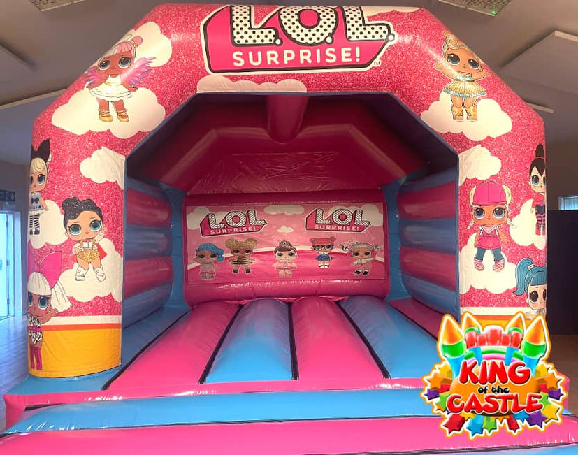 LOL Surprise Bouncy Castle Hire in Dunfermline, Glenrothes and Kirkcaldy plus Clackmannanshire, Larbert and Kinross