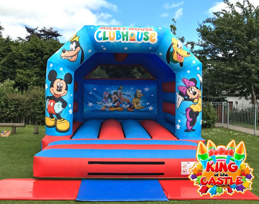 Mickey & Minnie Bouncy Castle Hire throughout Fife: Dunfermline, Kirkcaldy & Glenrothes, plus Larbert, Clackmannanshire and Kinross