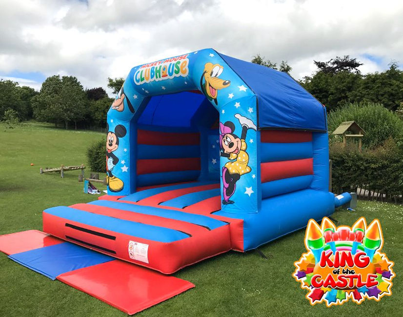 Mickey & Minnie Bouncy Castle Hire throughout Fife: Dunfermline, Kirkcaldy & Glenrothes, plus Larbert, Clackmannanshire and Kinross