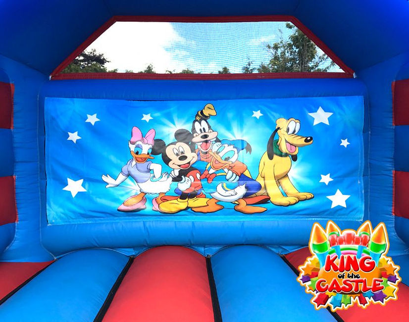 Mickey & Minnie Bouncy Castle Hire throughout Fife: Dunfermline, Kirkcaldy & Glenrothes, plus Larbert, Clackmannanshire and Kinross