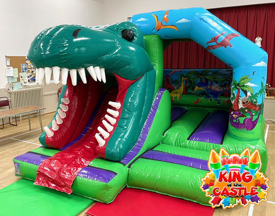 Dinosaur Softplay and Bouncy Castle Package