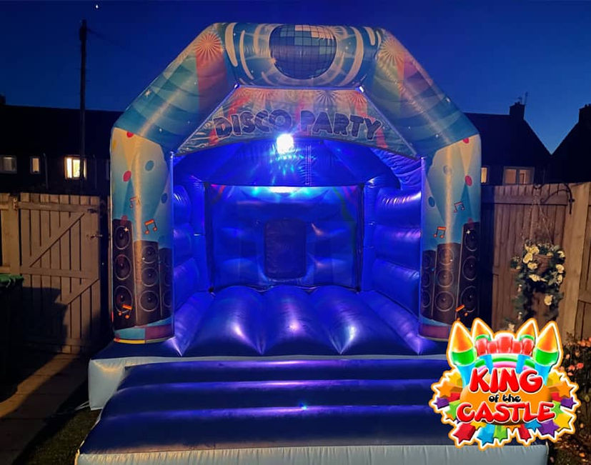 Kids Disco Bouncy Castle Hire in Dunfermline, Glenrothes and Kirkcaldy plus Tullibody, Larbert and Alloa