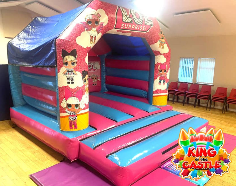 LOL Surprise Bouncy Castle Hire in Dunfermline, Glenrothes and Kirkcaldy plus Clackmannanshire, Larbert and Kinross