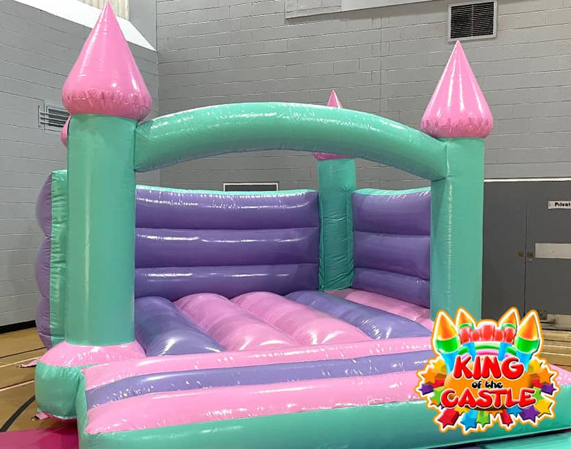 Pastel Bouncy Castle Hire in Dunfermline, Glenrothes and Kirkcaldy plus Tullibody, Larbert and Alloa