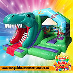 3D Dinosaur Bouncy Castle