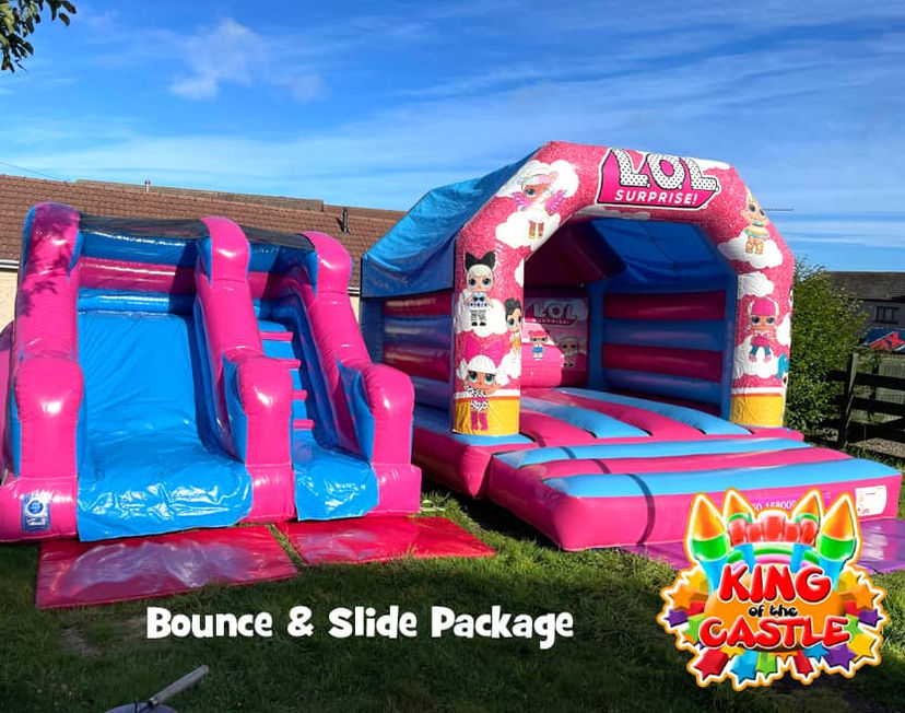 LOL Surprise Bouncy Castle Hire in Dunfermline, Glenrothes and Kirkcaldy plus Clackmannanshire, Larbert and Kinross