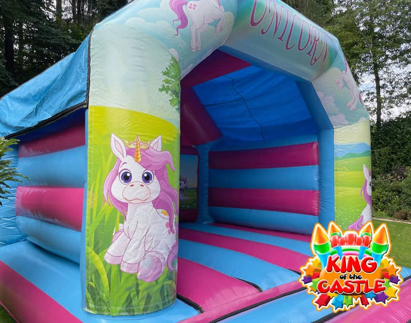 Unicorn Bouncy Castle Hire in Dunfermline, Glenrothes and Kirkcaldy plus Tullibody, Larbert and Alloa