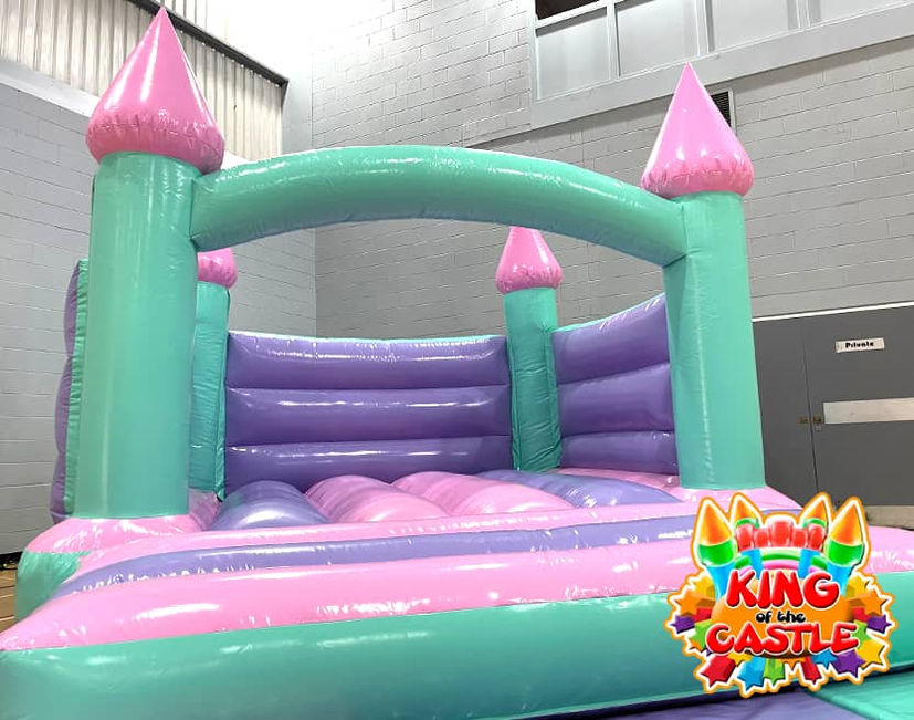 Pastel Bouncy Castle Hire in Dunfermline, Glenrothes and Kirkcaldy plus Tullibody, Larbert and Alloa