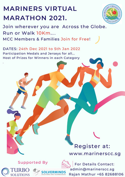 MARINERS Virtual Marathon - Join and Walk from all across the Globe