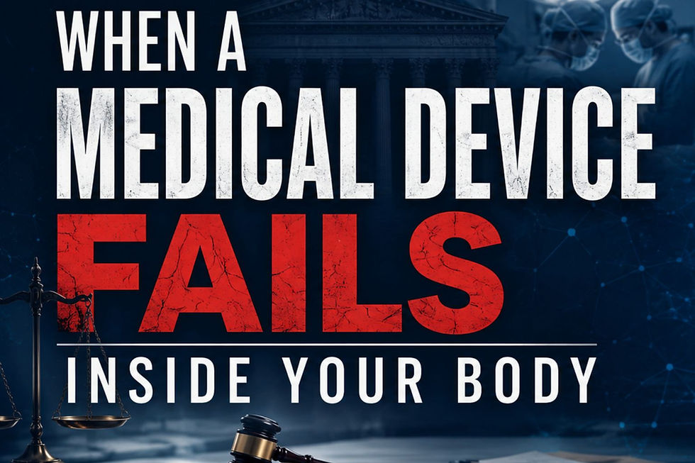 When a Medical Device Fails Inside Your Body