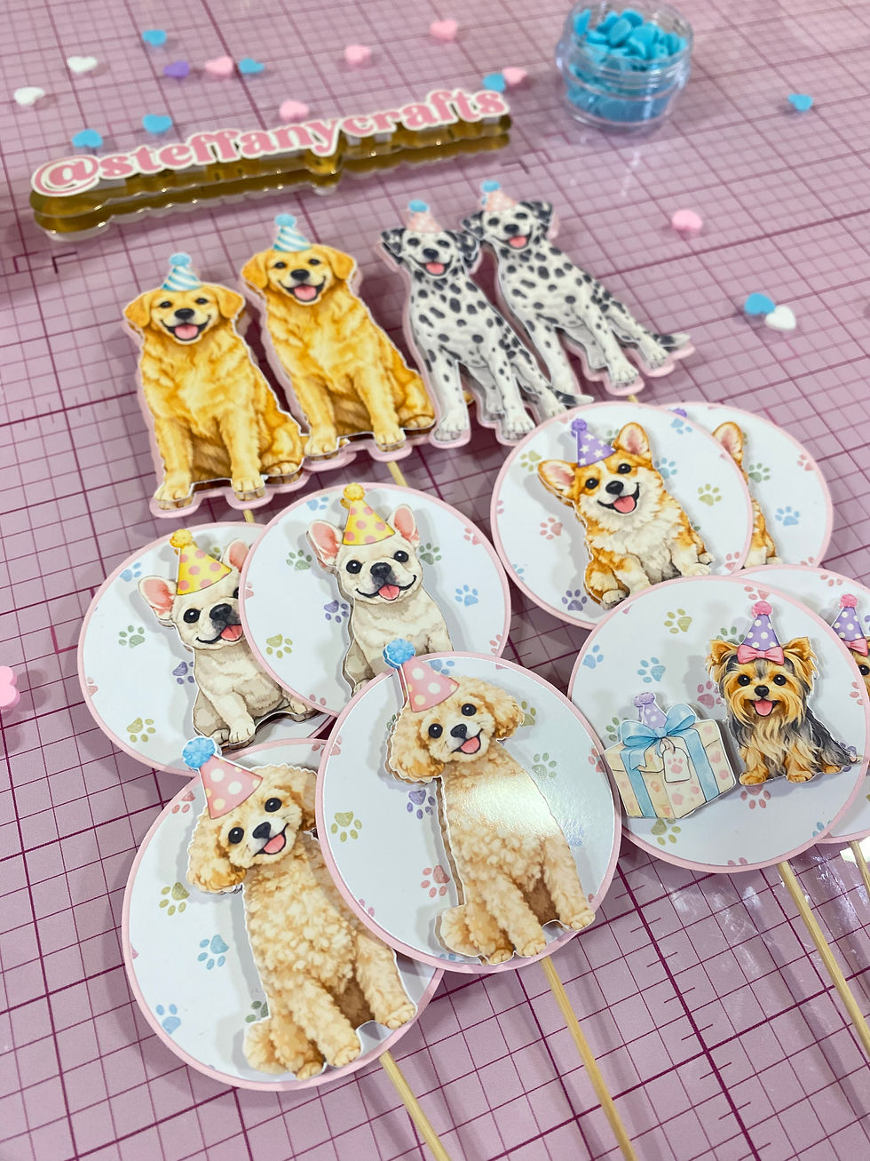 Thumbnail: Let's Pawty Cupcake Toppers