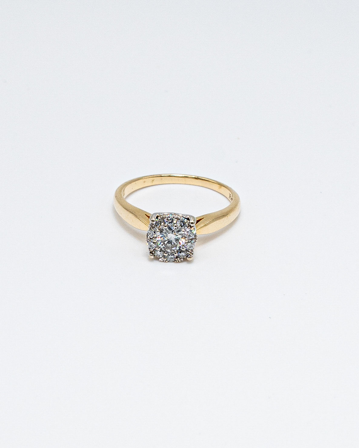 9ct Gold Diamond Solitaire Ring