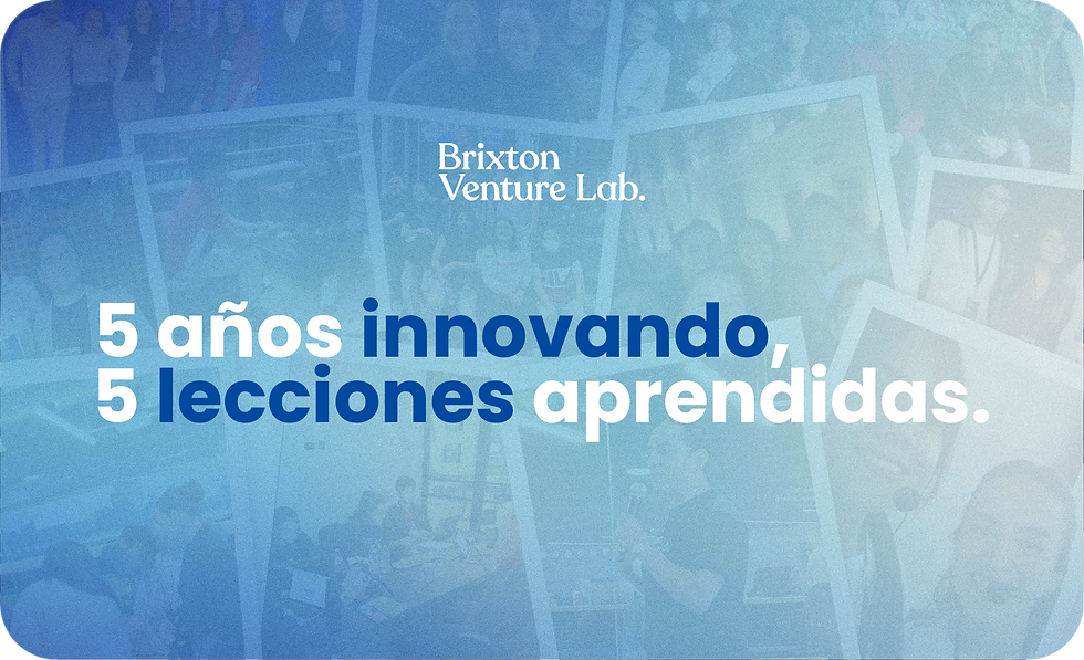 5 años innovando, 5 lecciones aprendidas 😌