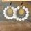 Miniature : Boucles d'oreilles créoles blanches